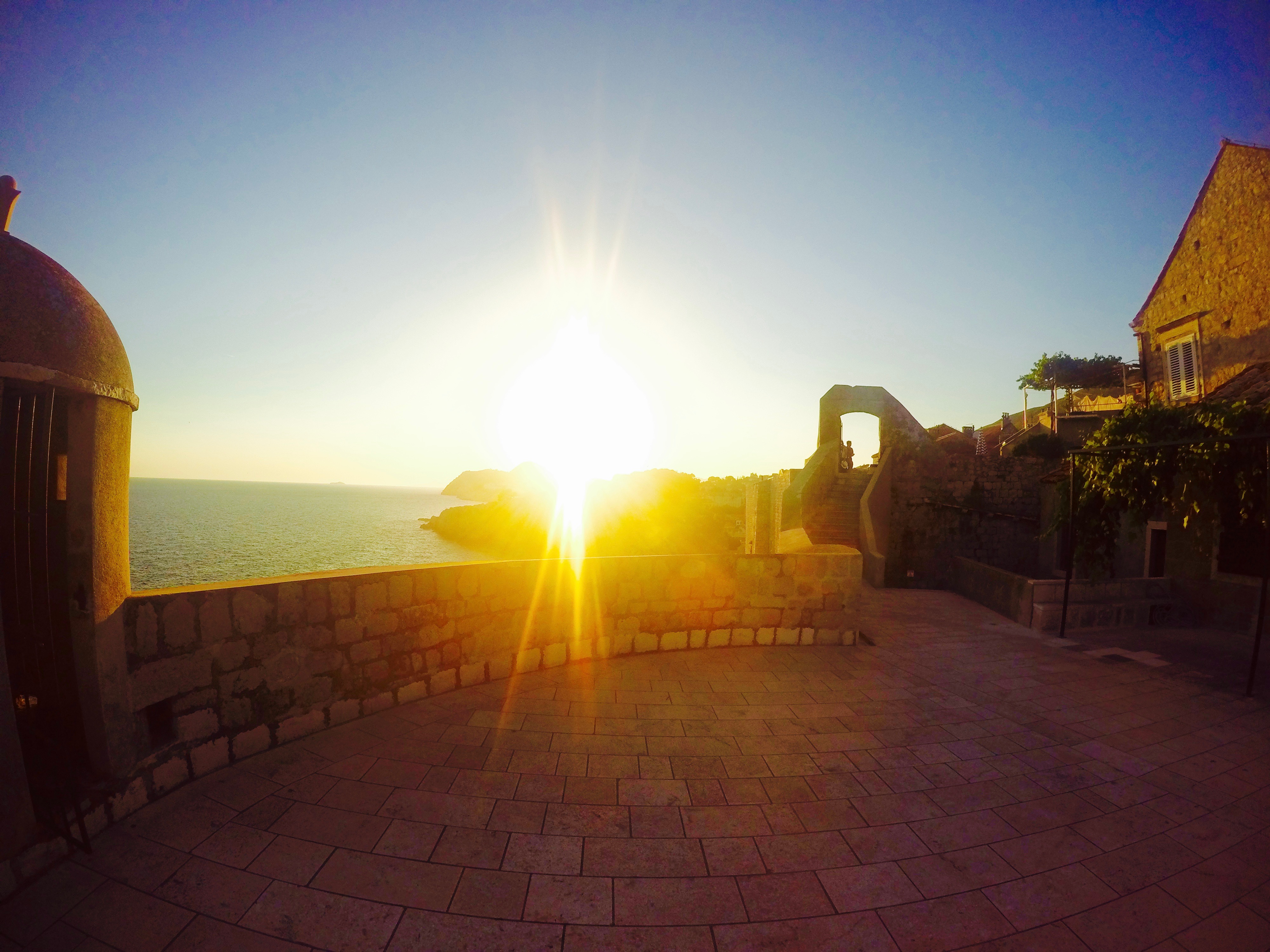Sunset on the City Walls, Dubrovnik - by Seth Thomas